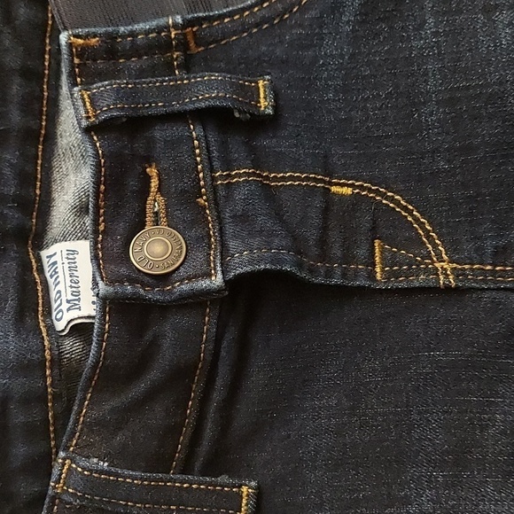 OLD NAVY Maternity Side Panel Dark Wash Skinny Jeans - Picture 5 of 13